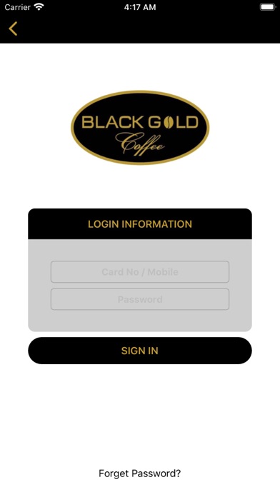 Black Gold Coffee screenshot 2