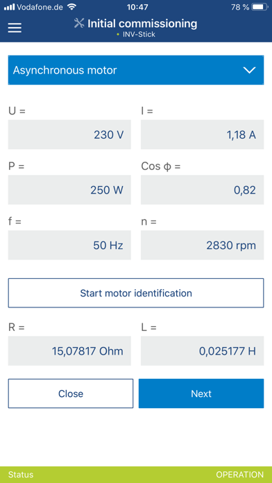KOSTAL InverterApp Screenshot