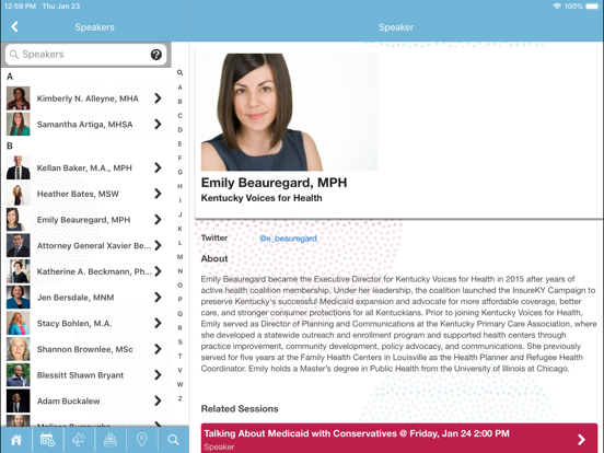FamiliesUSA iPad screenshot 5 - Reference app