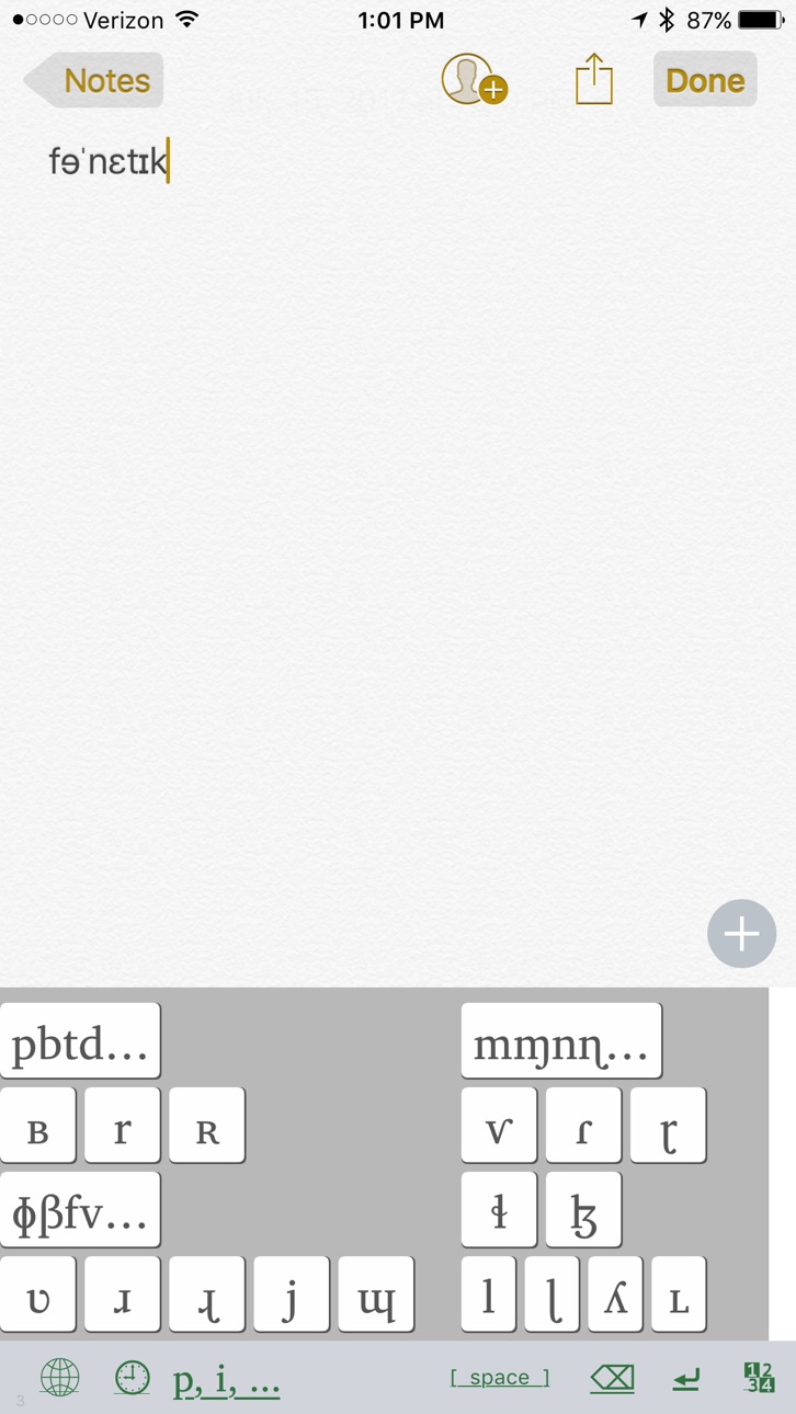 iPhone screenshot