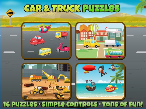 Car and Truck Puzzles For Kidsのおすすめ画像1