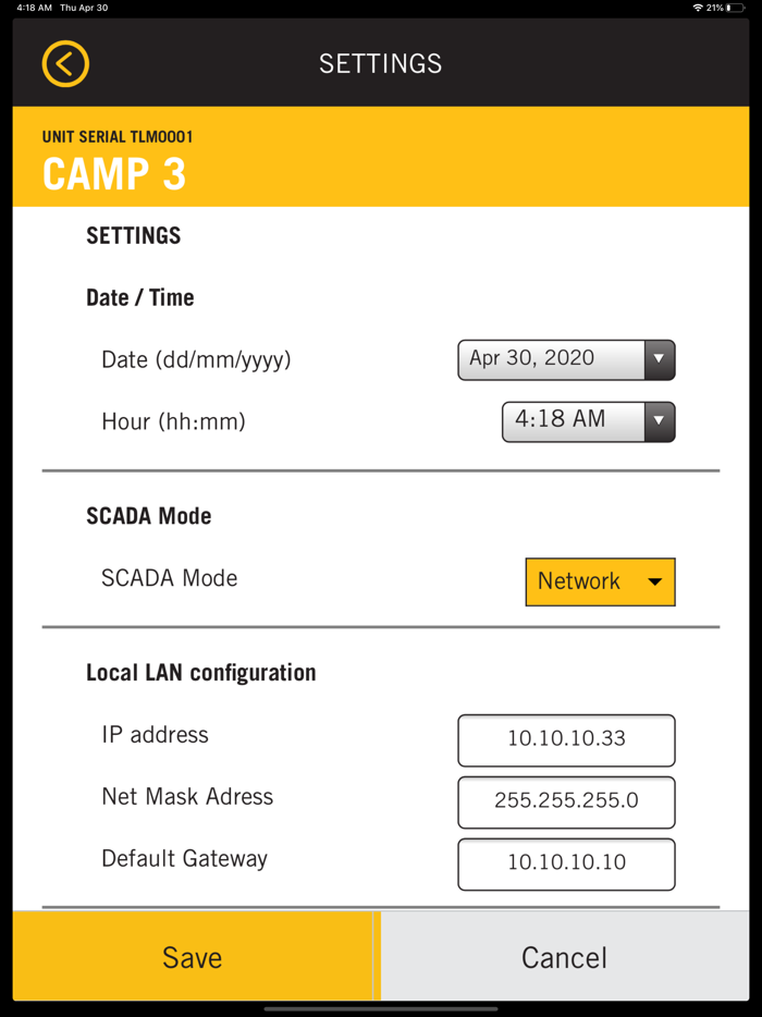 TLM - Tank Level Manager