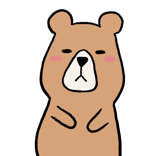 くまさんのステッカー kumasan sticker