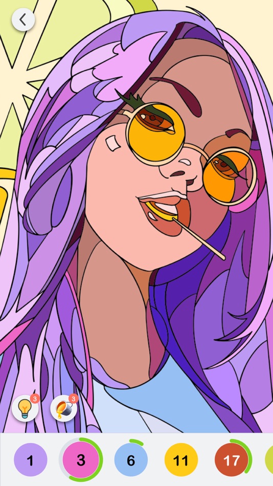 #7. Color Fever - Color by Number (iOS) 由: DragonPlus