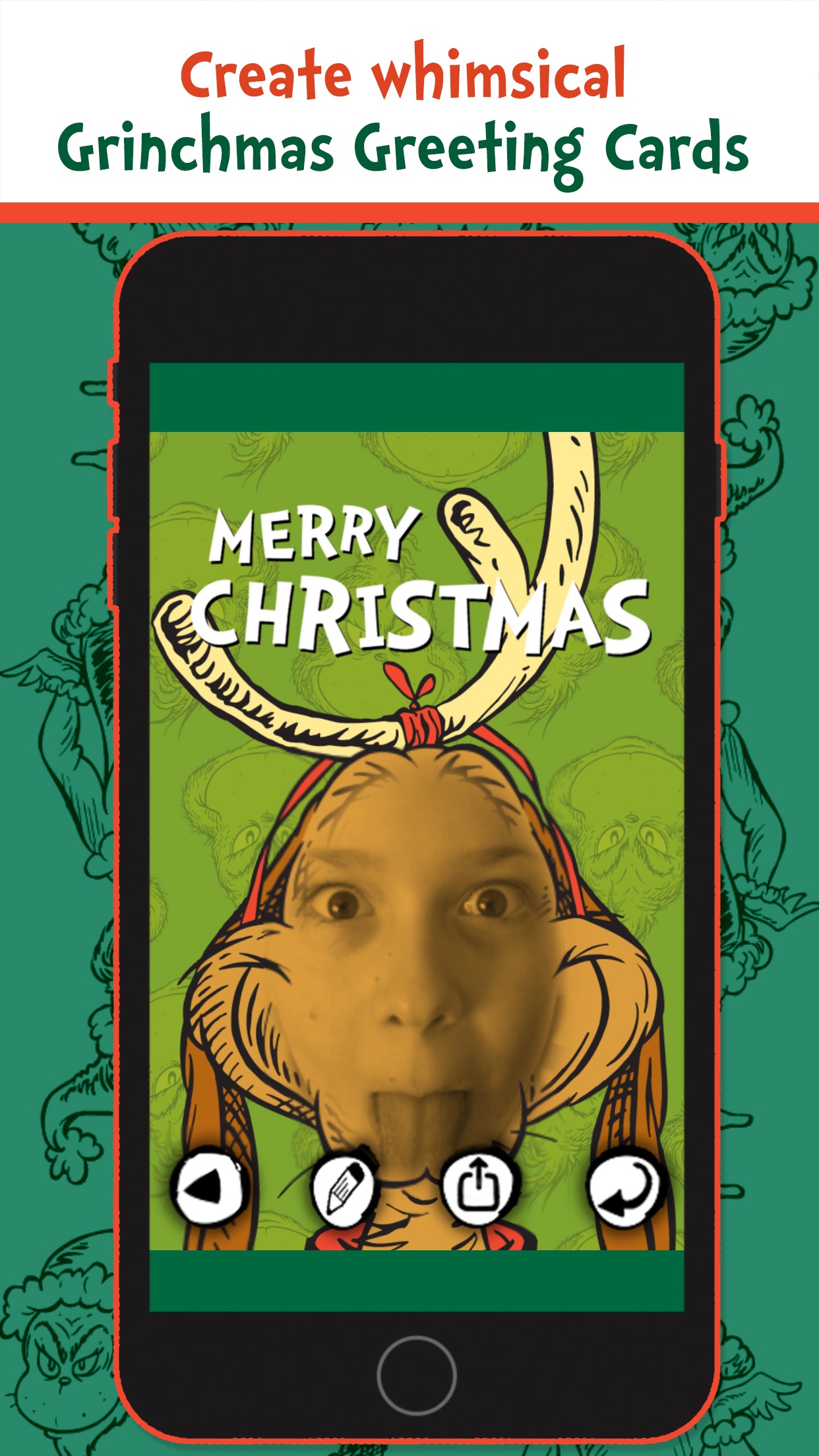 Screenshot do app Dr. Seuss Camera - The Grinch