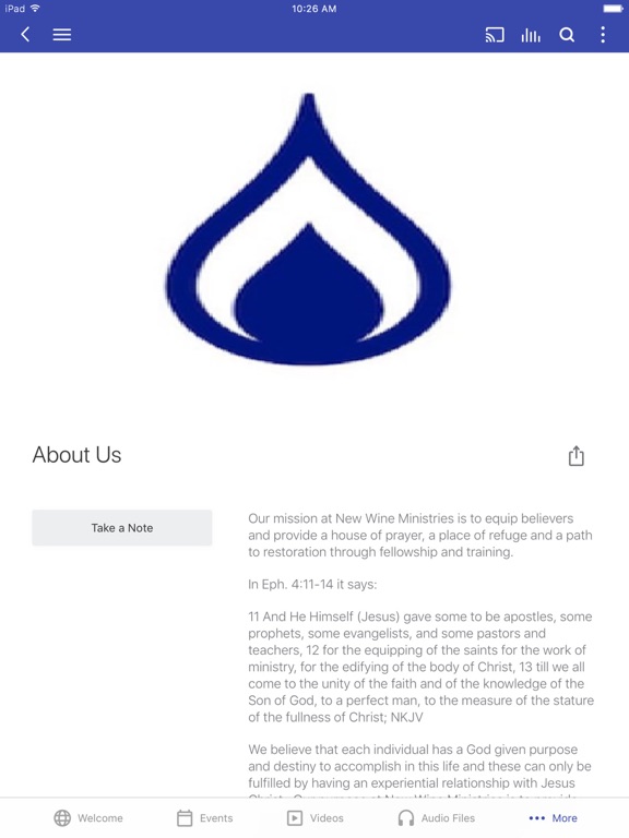 Screenshot #5 pour New Wine Ministries