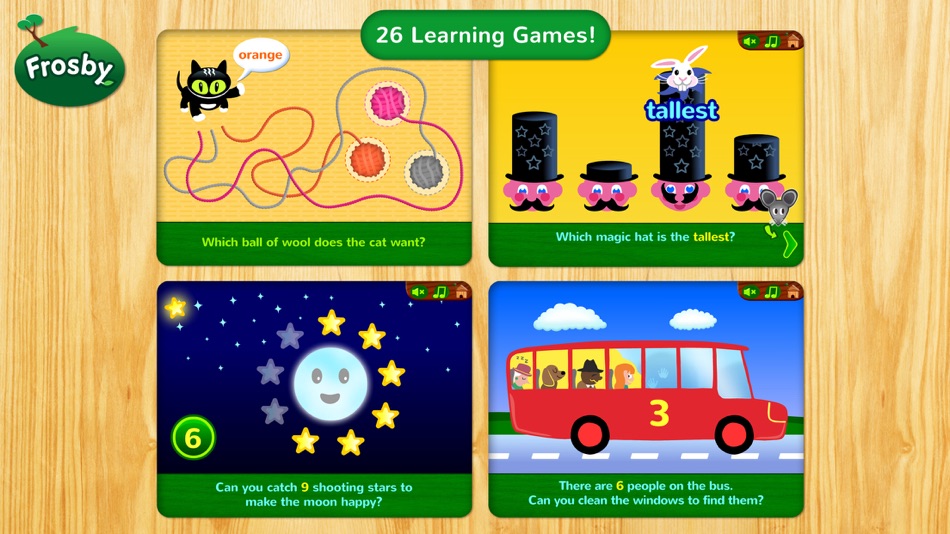 #2. Frosby Learning Games 1 (iOS) 由: Frosby Designs Ltd.