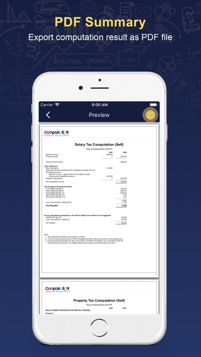 HK Salaries Tax Calculator Screenshot