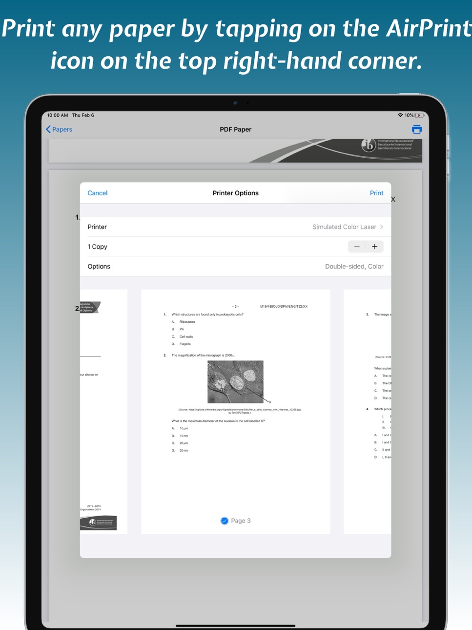 iPad screenshot