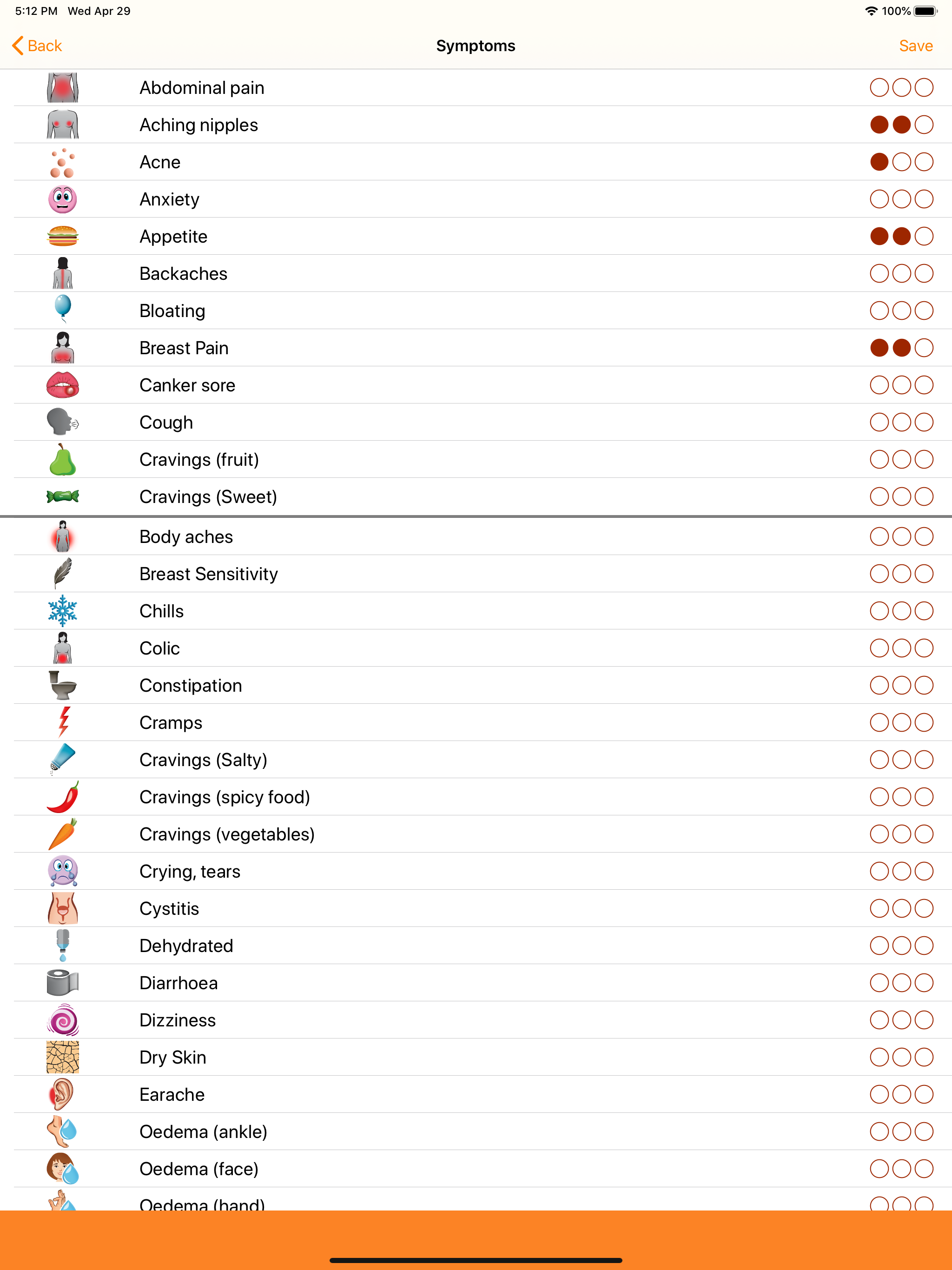 WomanLog Pregnancy Calendar
