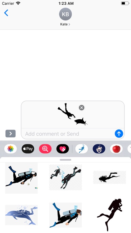 Diving-Emojis Stickers