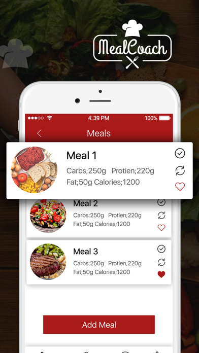 Meal Coach Screenshot