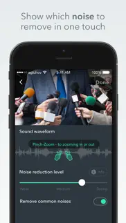 denoise - audio noise removal iphone screenshot 1