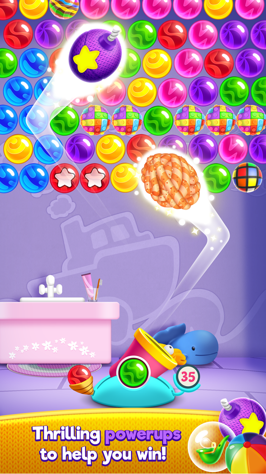 #5. Bubble Shooter Game : Toys Pop (iOS) 由: MadOverGames