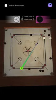 carrom simulator iphone screenshot 2