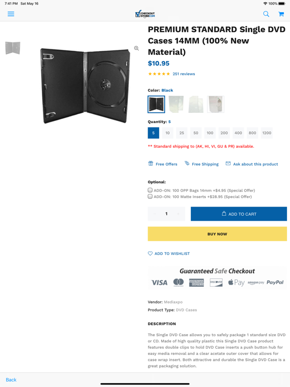 CheckOutStore iPad screenshot 4 - Shopping app