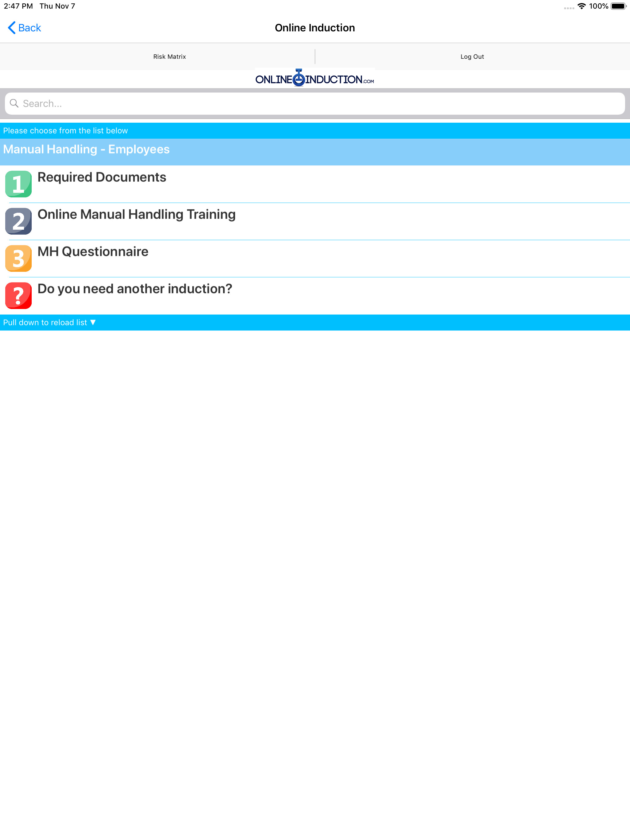 Induction screenshot 9