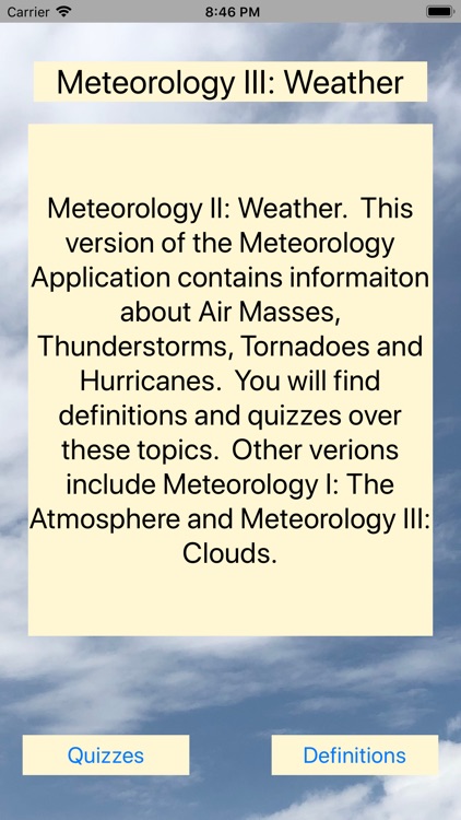 METE 2: Weather