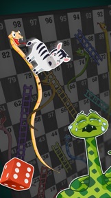 Snakes and Ladders - dice game screenshot