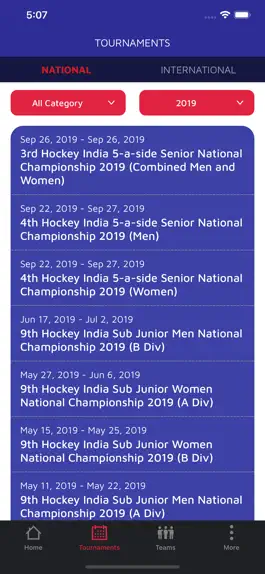 Game screenshot Hockey India Official App apk