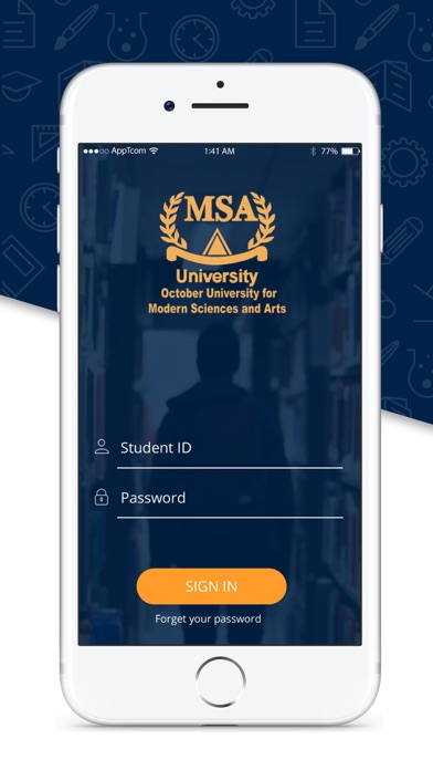 MSA University App Screenshot