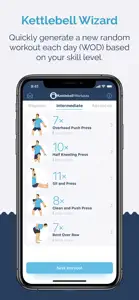 Kettlebell Workout Wizard—WOD screenshot #1 for iPhone
