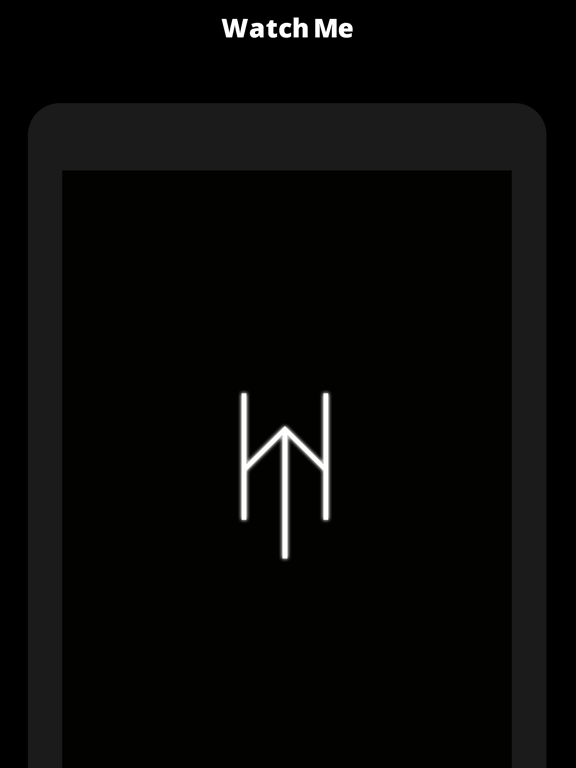 Watch Me App iPad screenshot 1 - Entertainment app