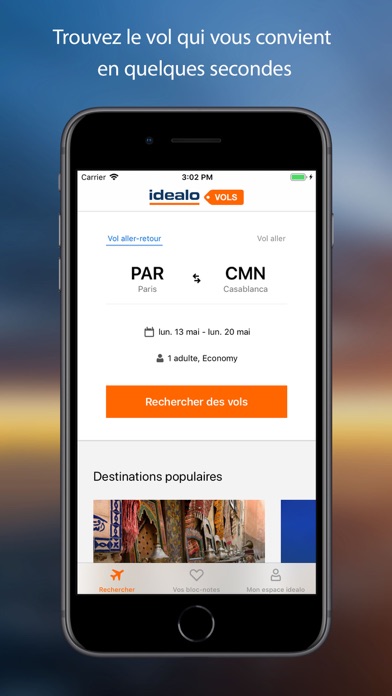 Screenshot #1 pour idealo flights: cheap tickets