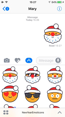 New Year Emoticonsのおすすめ画像2