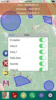 area distance measuring tool iphone screenshot 3