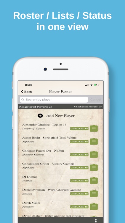 Best Coast Pairings: TO App