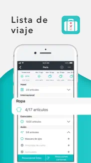 packr - lista viaje y equipaje iphone capturas de pantalla 1