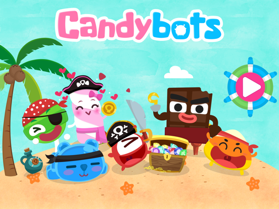 CandyBots Kids - ABC 123 World iPad screenshot 1 - Education app