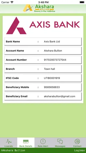 Akshara Bullion screenshot 2