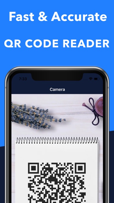 Screenshot #1 pour Fast QR Code Reader & Scanner