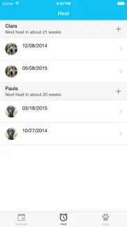 puppy planner - heat cycle iphone screenshot 3