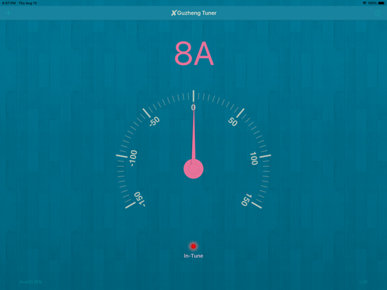X Guzheng Tuner iPad screenshot