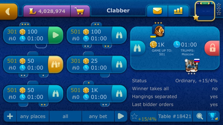 Online Clabber LiveGames screenshot-3