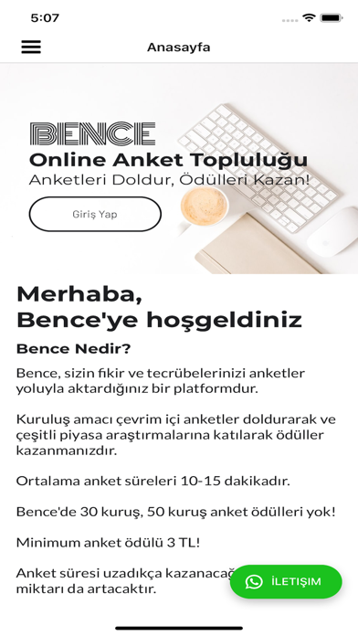 Bence Anket Screenshot