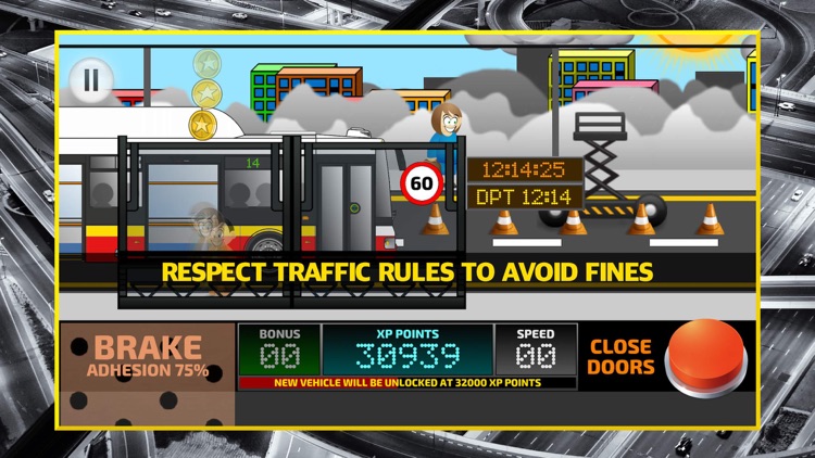 City Bus Driving Simulator 2D screenshot-3