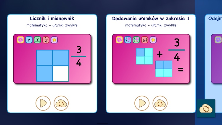 Ułamki i figury screenshot-4