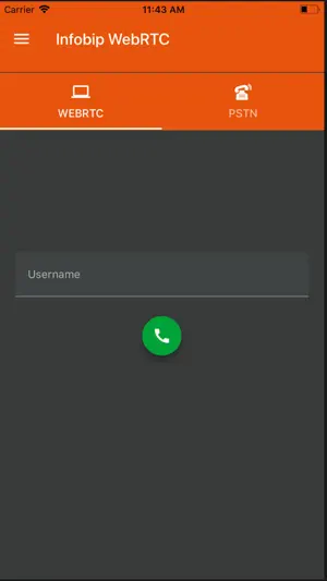 Infobip WebRTC screenshot 2