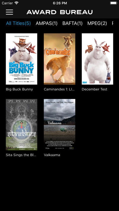 Screenshot #1 pour Award Bureau