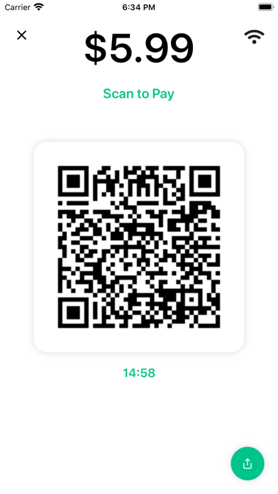Bitcoin Cash Register Screenshot