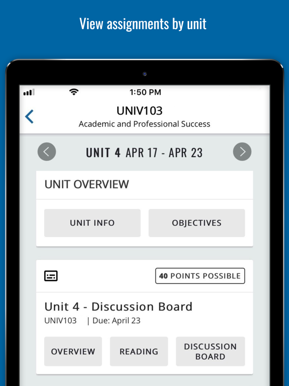 Screenshot #5 pour AIU Student Mobile