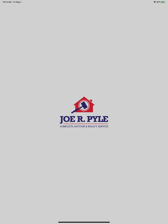 Joe R Pyle Auctions iPad screenshot 1 - Business app