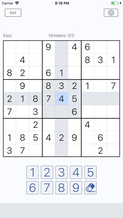 Sudoku - Classic Edition. Screenshot