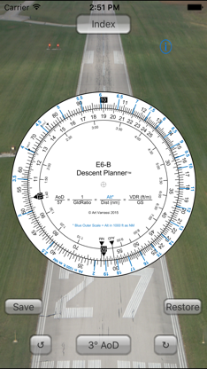 E6B Descent Planner screenshot 2