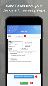123 Fax - Send fax from phone screenshot