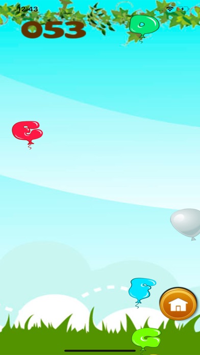 لعبة البالونات و الحروف screenshot 2
